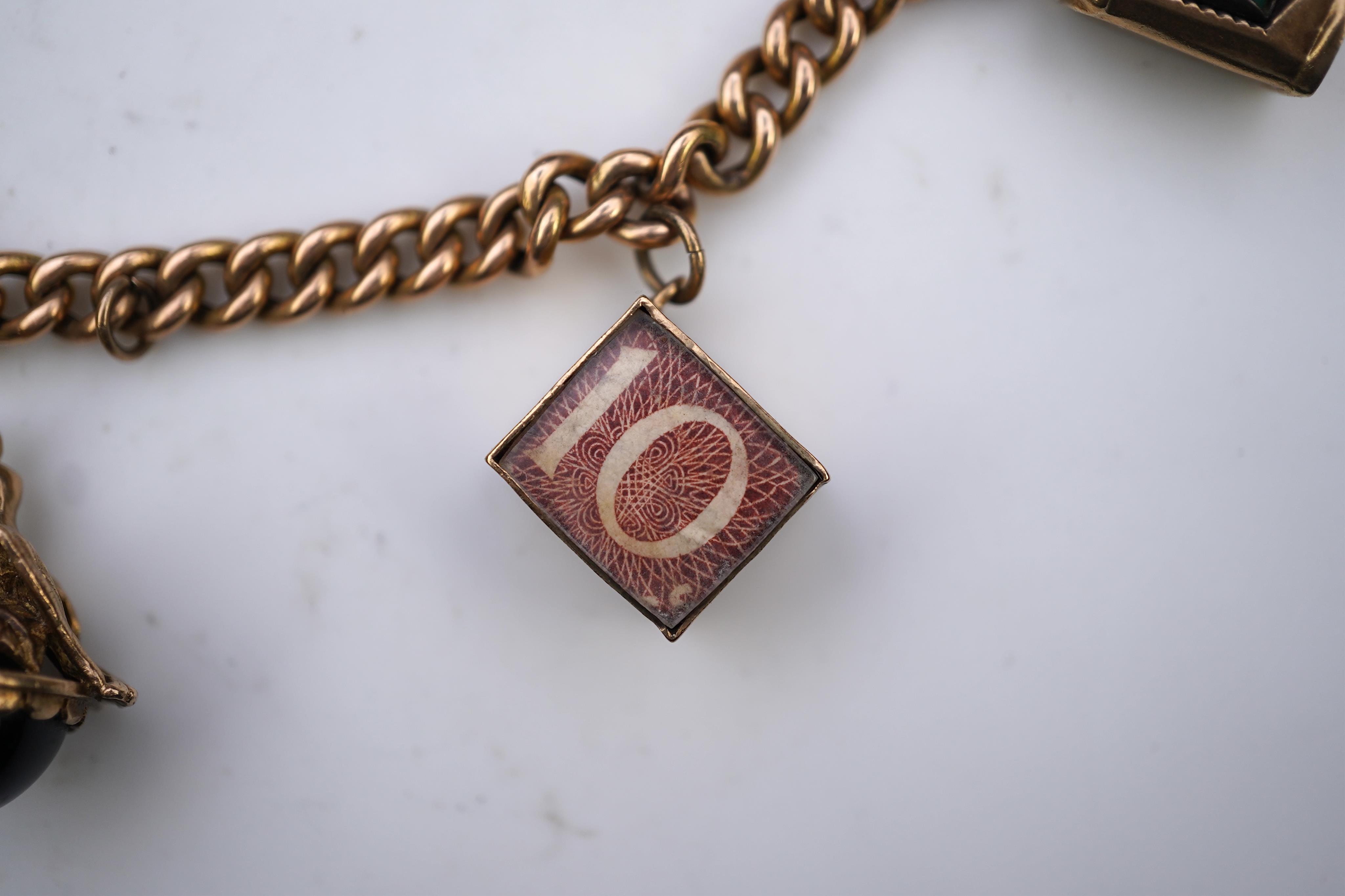 A charm bracelet
